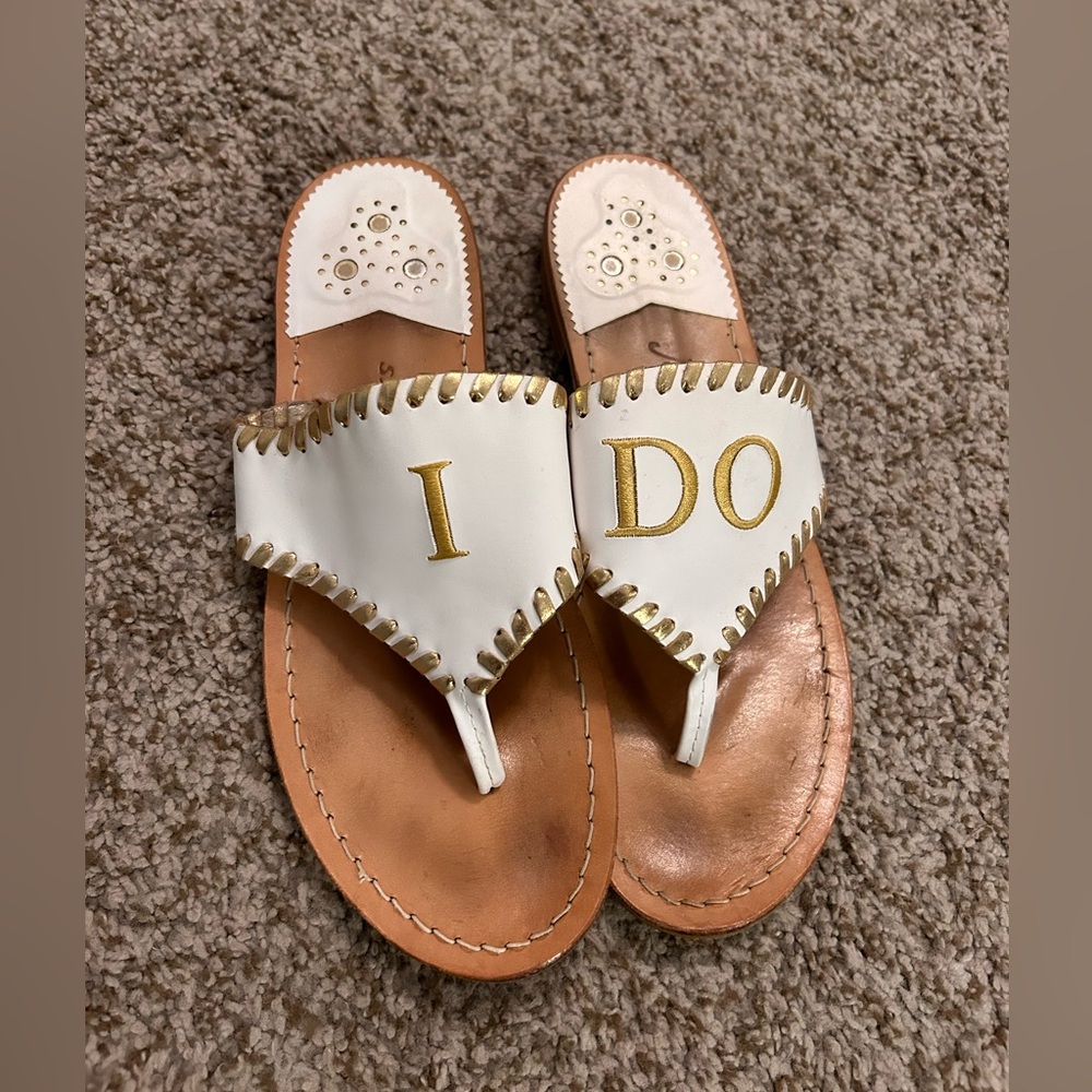 Jack Rogers wedding sandals